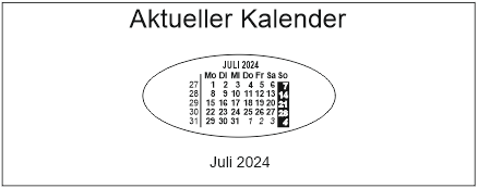 Erklärung aktueller Kalendermonat